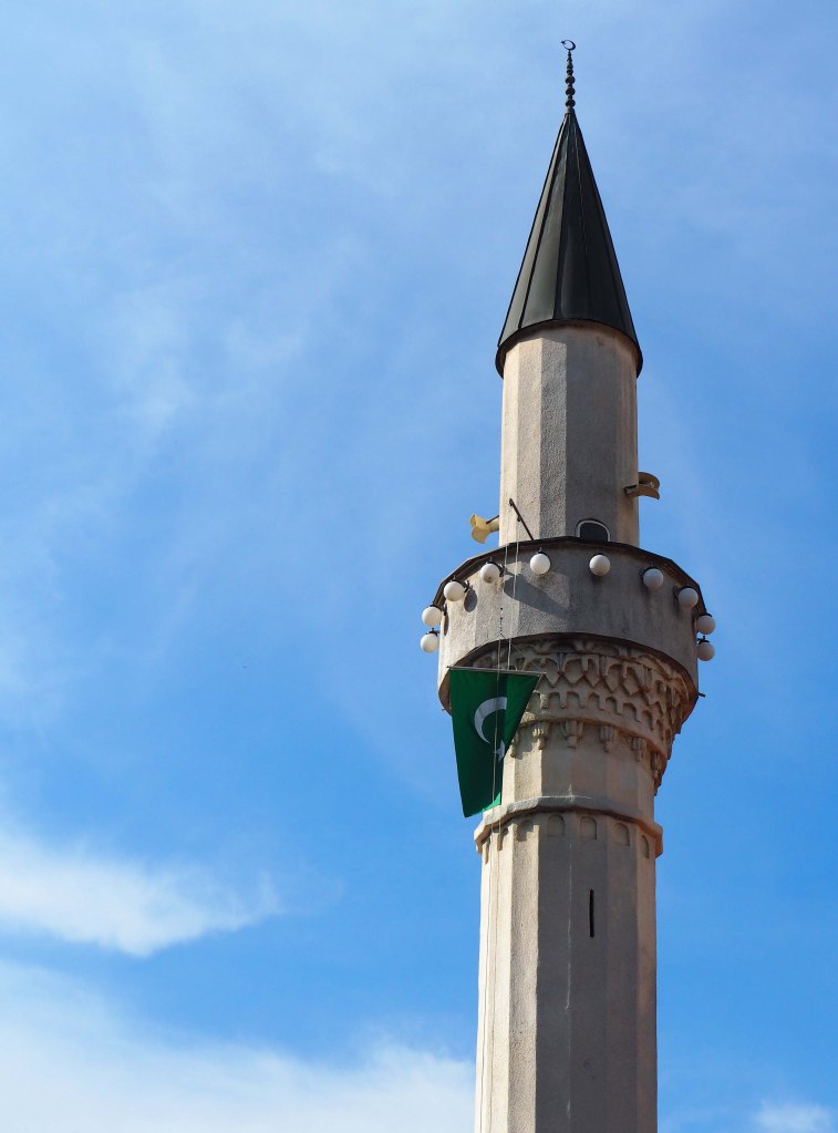 Ali Pasha Mosque (flying the Saudi flag)