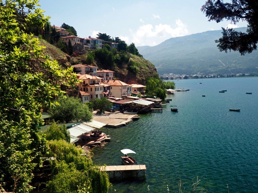 View at Kaneo, Ohrid Lake