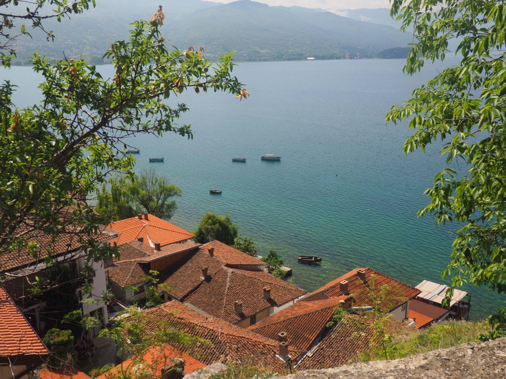 View at Kaneo, Ohrid Lake