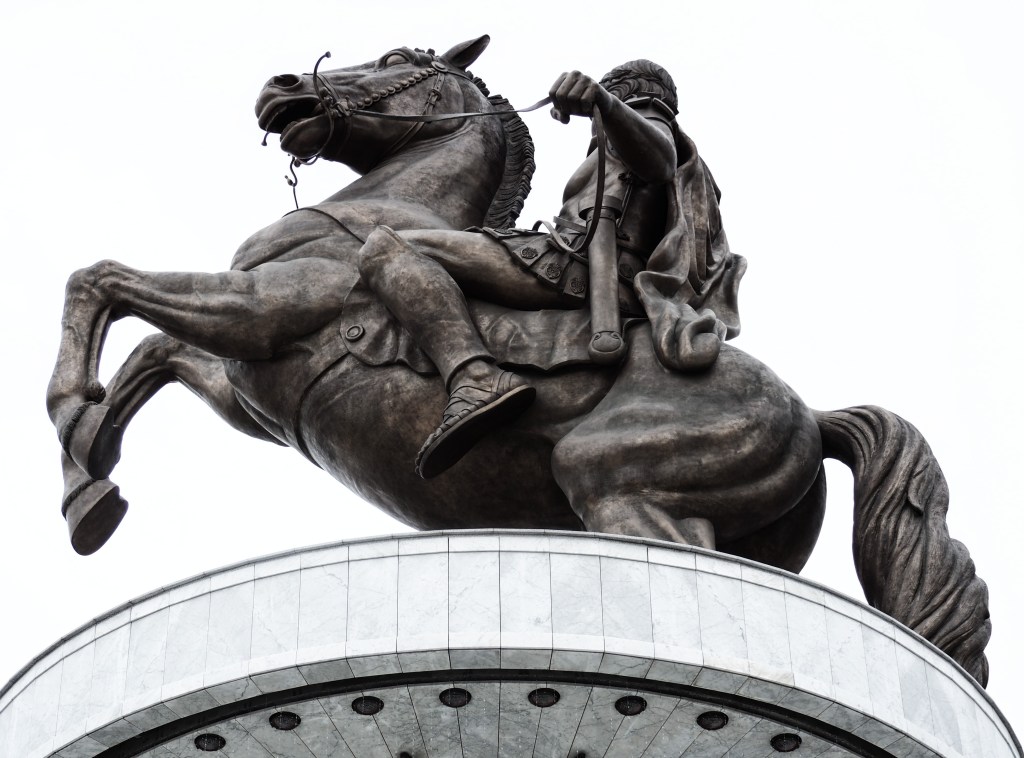 Equestrian Warrior Alexander the Great Skopje