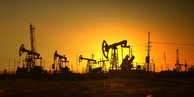 Baku oilfields nodding donkeys oil azerbaijan